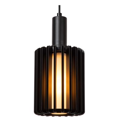 Lucide LAMBRES - Pendant light - 5xE27 - Black